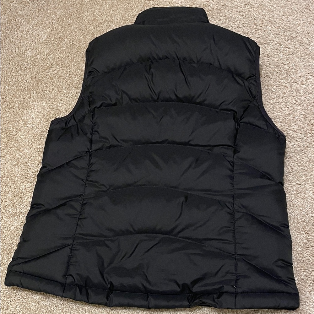 L.L. Bean Midnight Black Quilted Vest - Picture 2 of 3